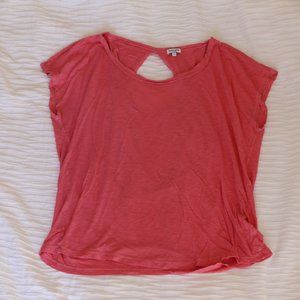 SPLENDID Coral Lounge Tee with Cutout